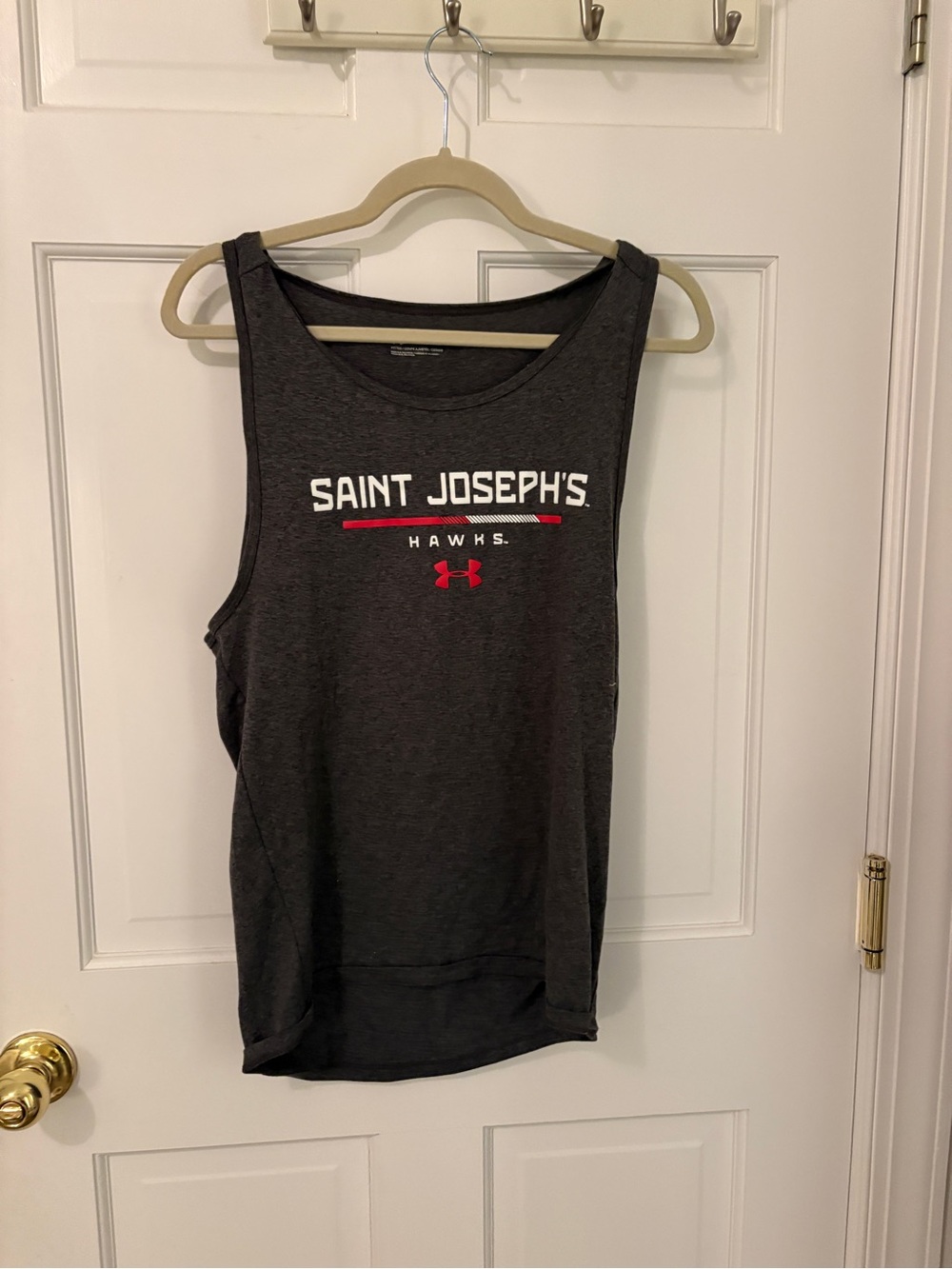 Under Armour Black Saint Joseph's Hawks Graphic Tank